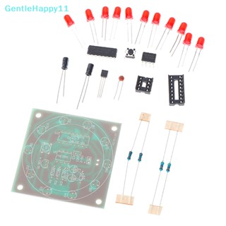 Gentlehappy ชุดเครื่องกําเนิดคลื่นไฟฟ้า led cd4017 ne555