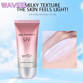 wave Spf50 Pa++++ ครีมกันแดด ปรับผิวสว่าง น้ำหนักเบา ไม่เหนียวเหนอะหนะ Uv Sun Protection ครีมกันแดดสำหรับผิวหน้า สำหรับผิวแพ้ง่าย