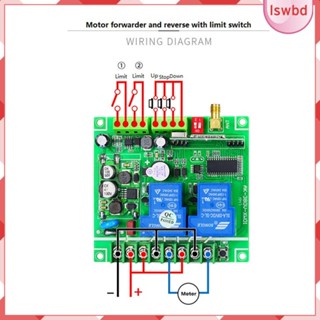 [lswbd] รีเลย์ชัตเตอร์ DC12-48V 2 ช่อง สําหรับประตูอุตสาหกรรม