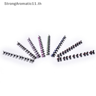 Strongaromatic กิ๊บติดผม คริสตัล ลายดอกไม้ ขนาดเล็ก สําหรับเด็กผู้หญิง 12 ชิ้น