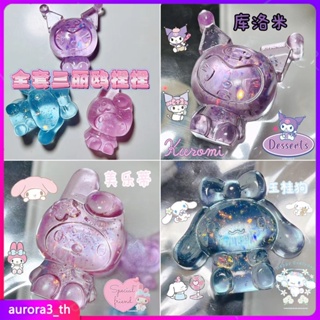 【ในการจัดส่ง】 Sanrio Kuromi Melody Pinch Decompression Toys Jelly Wax High Resilience Kuromi Melody Pinch Pinch Cinnamoroll Squeeze Toys