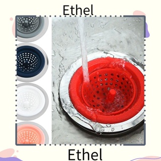 Ethel1 ฝาครอบท่อระบายน้ําชั้น ซิลิโคน ท่อระบายน้ํา ดับกลิ่น อุปกรณ์ห้องน้ํา อ่างล้างจาน กรองผม ห้องน้ํา