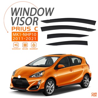 ที่บังแดดหน้าต่างรถยนต์ PC อุปกรณ์เสริม สําหรับ Toyota Prius C NHP10 2011-2021 4 ชิ้น