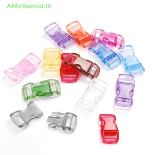 Aaairspecial หัวเข็มขัดปลดด้านข้าง แบบใส 10 มม. 10 ชิ้น TH