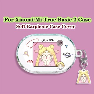 【ของแท้】เคสหูฟัง แบบนิ่ม แบบใส ลายการ์ตูน สําหรับ Xiaomi Mi True Basic 2 Xiaomi Mi True Basic 2