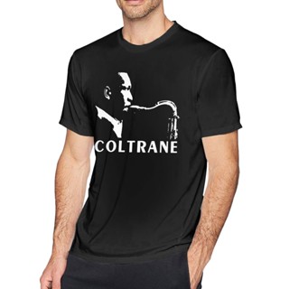 เสื้อยืด พิมพ์ลายแซกโซโฟน John Coltrane Saxophonist Bebop ขนาดใหญ่ เหมาะกับของขวัญคริสต์มาส แฟชั่นสําหรับผู้ชาย