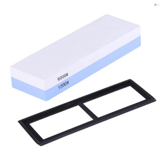 [พร้อมส่ง] หินลับมีด สองด้าน 1000 6000 กริต สําหรับลับมีดกลางแจ้ง ห้องครัว