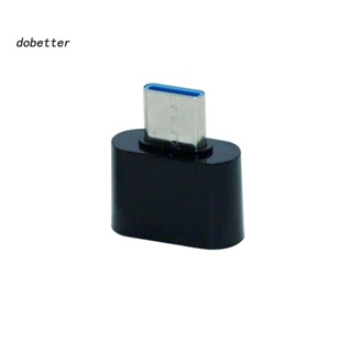 &lt;Dobetter&gt; อะแดปเตอร์แปลง Type-C ตัวผู้ เป็น USB ตัวเมีย สําหรับโทรศัพท์มือถือ