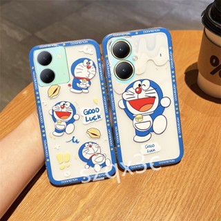 พร้อมส่ง เคสโทรศัพท์มือถือ TPU นิ่ม ลายการ์ตูนโดเรม่อนน่ารัก สําหรับ VIVO Y27 Y78 Y36 VIVO V29 V27 Y02T Y02A 4G 5G 2023 VIVOY78 VIVOY27