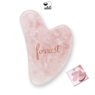 [ร้านน้องแกะ🐑]แท้/ส่งไว🩷 Forrest ฟอร์เรสท์ กัวซา จากหินโรสควอตซ์ Gua Sha Rose quartz / Aventurine สำหรับนวดหน้า