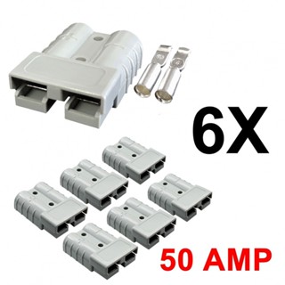 Anderson ปลั๊ก 50A 6AWG อุปกรณ์เสริม สําหรับ 12v หรือ 24v Anderson Style Plug