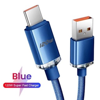 สายชาร์จเร็ว 120W 6A 66W USB Type C USB C สําหรับ Xiaomi Huawei 120W