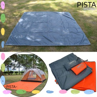 Pista เสื่อเต็นท์ กันน้ํา 2 สี ผ้าใบปูพื้น กลางแจ้ง รอยเท้า ผ้าใบชายหาด