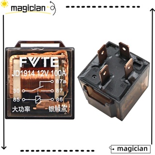 Mag รีเลย์รถยนต์ 100A ความจุสูง JD1914 JD1912 5Pin 4Pin 2 ชิ้น