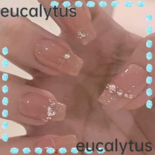 Eucalytus1 เล็บปลอม DIY สําหรับตกแต่งเล็บ 24 ชิ้น