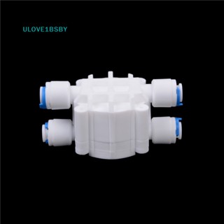 Ulove1bsby วาล์วปิดอัตโนมัติ 4 ทาง 1/4 นิ้ว สําหรับระบบกรองน้ํา RO Reverse Osmosis