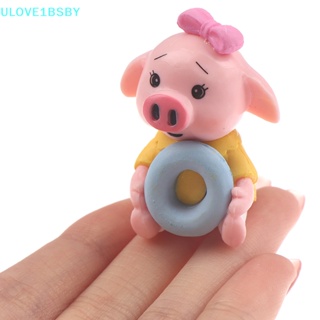 Ulove1bsby ฟิกเกอร์โนม LOVE Little Pig เครื่องประดับ สําหรับตกแต่งสวน 4 ชิ้น ต่อชุด