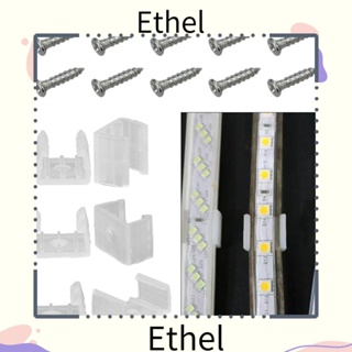 Ethel1 คลิปหัวเข็มขัดเชื่อมต่อสายไฟ LED PP แบบใส กันน้ํา อุปกรณ์เสริม สําหรับ LED 5730 5050 2835 10 ชิ้น