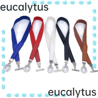 Eucalytus1 เข็มขัดยางยืด แฟชั่น เข็มขัดปรับได้ ตกแต่งขอบเอว