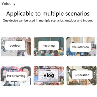 [Yei] ไมโครโฟนไร้สาย บันทึกเสียงวิดีโอ แบบพกพา ขนาดเล็ก สําหรับ Android ถ่ายทอดสด เล่นเกม โทรศัพท์มือถือ COD