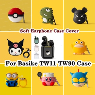 【พร้อมส่ง】เคสหูฟัง แบบนิ่ม ลายการ์ตูน สําหรับ Basike TW11 TW90 TW11 TW90