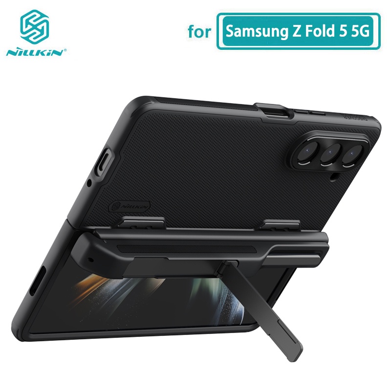 เคส Samsung Z Fold 5 Nillkin Frosted Shield Fold พีซีฮาร์ดปกหลังเคสสำหรับ Samsung Galaxy Z Fold 5 5G