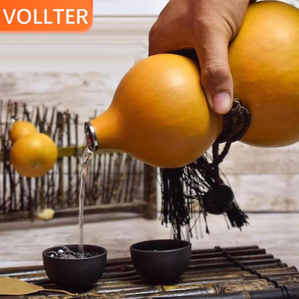 ขวดน้ําเต้า 1/2/3 เหยือก พร้อมเชือกพู่ ความจุขนาดใหญ่ สําหรับกลางแจ้ง - รูปที่ 7