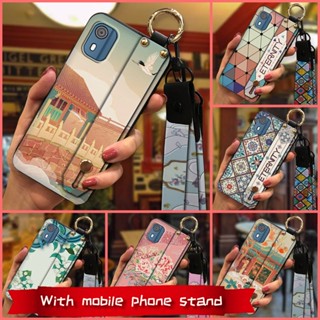 ring Phone Holder Phone Case For Nokia C02/TA-1522 Shockproof Fashion Design Waterproof Lanyard Durable Soft case Back Cover