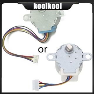 Kool 28BYJ-48 ไมโคร สําหรับสเต็ปมอเตอร์เกียร์ DC 5V 4 เฟส 5 สาย สําหรับมอเตอร์ DC พัดลมไฟฟ้า เครื่องทําความร้อน