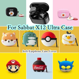 【ของแท้】เคสหูฟัง แบบนิ่ม ลายการ์ตูน สําหรับ Sabbat X12 Ultra X12 Ultra