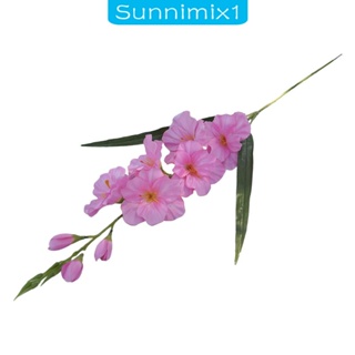 [Sunnimix1] ดอกไม้ประดิษฐ์ พร้อมก้าน สําหรับตกแต่งบ้าน สวน วันครบรอบ งานแต่งงาน