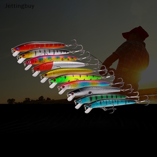 [Jettingbuy] ใหม่ พร้อมส่ง เหยื่อตกปลาพลาสติกแข็ง รูปธง 3D 10 ซม. 9 กรัม 1 ชิ้น