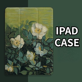 [iPad Air 4] เคส Tpu ลายภาพวาดสีน้ํามัน Van Gogh พร้อมช่องใส่ปากกา สําหรับ iPad Pro11 gen 5 6 Air1 2 9.7 Air4 5 10.9 gen9 8 7 10.2 นิ้ว 10 2022 10.9