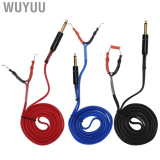 Wuyuu Professional Silicone Tattoo Machine  Cord Power Supply Hook Line Acc