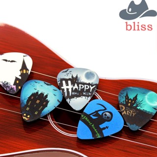 Bliss ปิ๊กกีตาร์อะคูสติก เบส สองด้าน ลายแมงมุม สีสันสดใส 10 ชิ้น