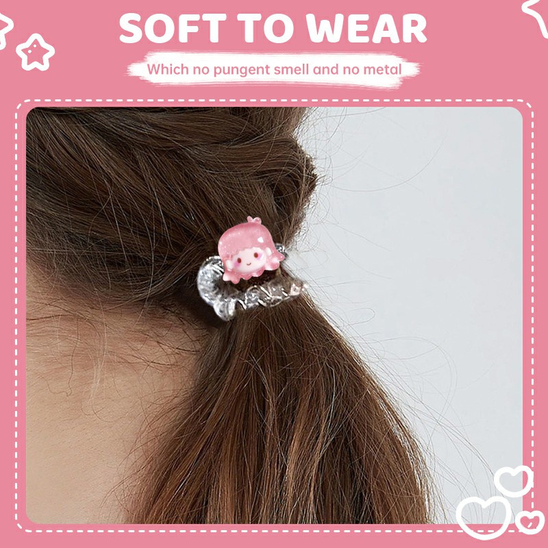 พร้อมส่ง-ยางรัดผม ยางมัดผมโดนัท,น่ารัก,เครื่องประดับผมแฟชั่น สําหรับเด็กผู้หญิงCODเก็บเงินปลายทาง