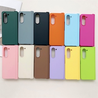 เคสแข็ง สีมาการอง ผิวด้าน กันกระแทก สําหรับ Samsung Galaxy Z Fold 5 Z Fold 4 3 5G Z Fold 3 Fold4 Fold5