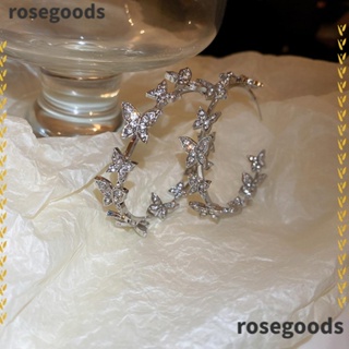 Rosegoods1 ต่างหูสตั๊ด ทรงเรขาคณิต ของขวัญ สําหรับผู้หญิง