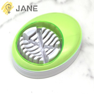 Jane เครื่องหั่นไข่ สตรอเบอร์รี่ สไลด์เท้า กันลื่น อเนกประสงค์ ทําความสะอาดง่าย ทนทาน สําหรับไข่ต้ม และผลไม้บางประเภท