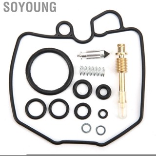 Soyoung 2 Sets Carburetor Rebuild Fix Kit Carb Overhaul Fit for Honda CX650C/GL650/Silverwing