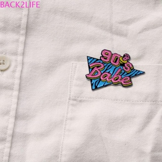 Back2life เข็มกลัด อัลลอย ลายบาร์บี้ 90s สีชมพู สําหรับตกแต่งเสื้อเชิ้ต คอปก กระเป๋าเป้สะพายหลัง