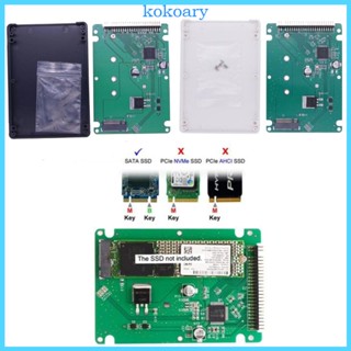 Kok อะแดปเตอร์แปลง Mini PCIE SSD เป็น MSata 44Pin MSata HDD เป็น 2 5 นิ้ว IDE HDD