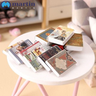 Martin หนังสือจิ๋ว สเกล 1:12 สไตล์ยุโรปย้อนยุค DIY สําหรับบ้านตุ๊กตา