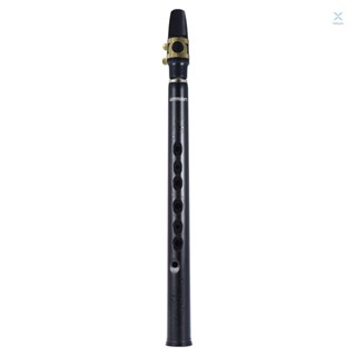 Toolwe ammoon เครื่องดนตรีแซกโซโฟน ABS ขนาดเล็ก พร้อมปากเป่าอัลโต้ 10 ชิ้น