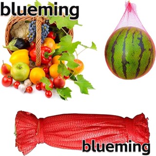 Blueming2 ถุงตาข่ายพลาสติก ใช้ซ้ําได้ สําหรับปลูกผัก แตงโม 100 ชิ้น