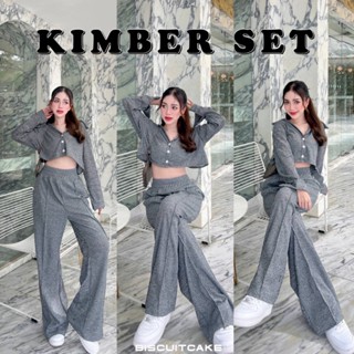 BFTS🧡 พร้อมส่ง AU2402 Kimber Set ชุดเซ็ทเสื้อแขนยาวคอปก ไขว้หลัง กระดุมหน้า กาเกงขายาว มีปลายทาง ชุดไปทะเล เดรส เสื้อยืด