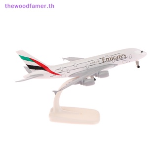 โมเดลเครื่องบินจําลอง 1:400 Emirates Airbus A380 โลหะอัลลอย ขนาด 20 ซม. ของเล่นสําหรับเด็กผู้ชาย