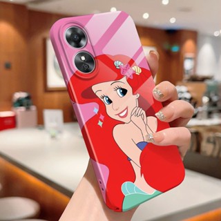 เคสโทรศัพท์มือถือแบบแข็ง กันกระแทก กันรอยกล้อง ลายการ์ตูนเจ้าหญิง สําหรับ OPPO A92s A93 A94 A55 A53s A55s A5 A17 A57 A57e A57s