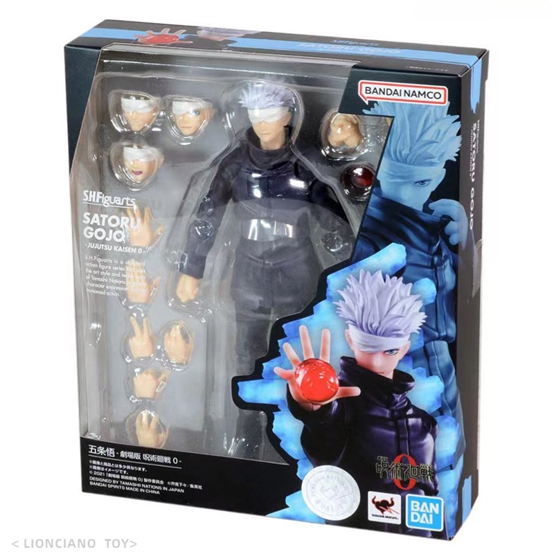 Bandai Original S.H.Figuarts SHF Jujutsu Kaisen SATORU GOJO OVA ชุดโมเดลฟิกเกอร์ pvc อนิเมะ ของเล่นส