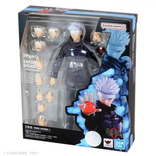 Bandai Original S.H.Figuarts SHF Jujutsu Kaisen SATORU GOJO OVA ชุดโมเดลฟิกเกอร์ pvc อนิเมะ ของเล่นสําหรับเด็ก